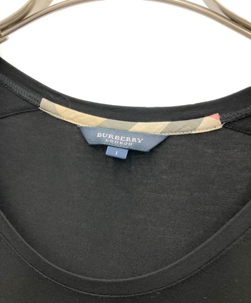 BURBERRY LONDON（バーバリーロンドン）BURBERRY LONDON (バーバリーロンドン) 半袖カットソー ブラック サイズ:SIZE1の古着・服飾アイテム