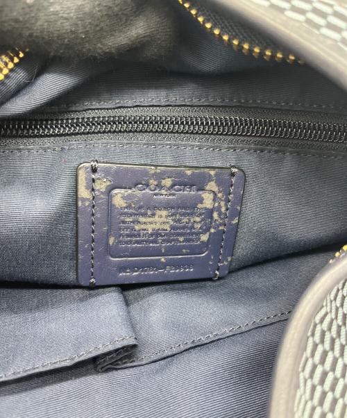 COACH（コーチ）COACH (コーチ) ショルダーバッグ ネイビーの古着・服飾アイテム