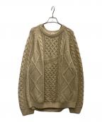 NIKEナイキ）の古着「厚手ニット」｜ベージュ