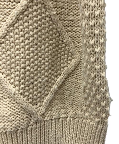 NIKE（ナイキ）NIKE (ナイキ) 厚手ニット ベージュ サイズ:XXLの古着・服飾アイテム