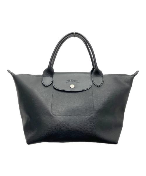 LONGCHAMP（ロンシャン）LONGCHAMP (ロンシャン) 2WAYショルダーバッグ ブラックの古着・服飾アイテム