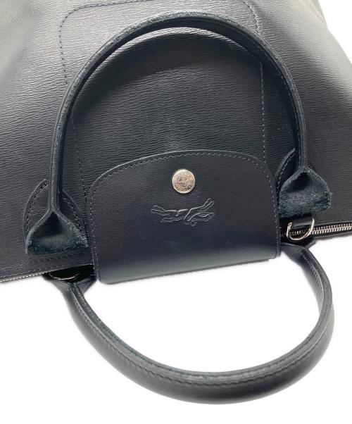 LONGCHAMP（ロンシャン）LONGCHAMP (ロンシャン) 2WAYショルダーバッグ ブラックの古着・服飾アイテム