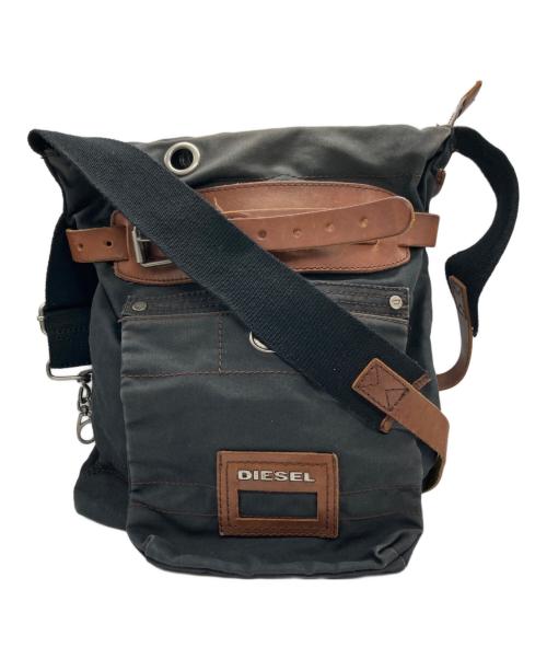 DIESEL（ディーゼル）DIESEL (ディーゼル) ショルダーバッグ グレーの古着・服飾アイテム
