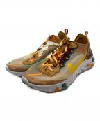 NIKEナイキ）の古着「NIKE REACT ELEMENT 87 "ORANGE/GREEN"」｜ブラウン