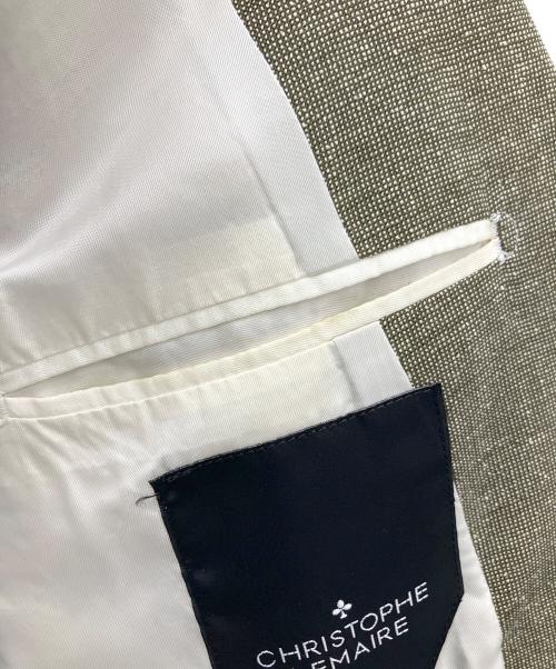 CHRISTOPHE LEMAIRE（クリストフ ルメール）CHRISTOPHE LEMAIRE (クリストフ ルメール) テーラードジャケット ベージュ サイズ:SIZE 1の古着・服飾アイテム