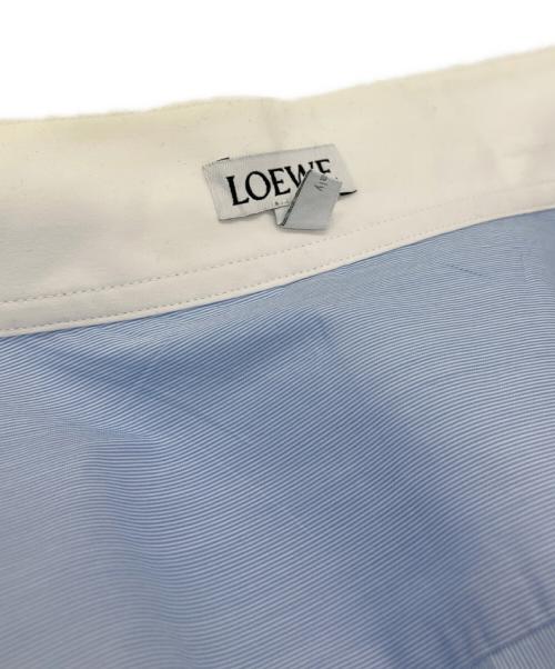LOEWE（ロエベ）LOEWE (ロエベ) 長袖シャツ ブルー×ホワイト サイズ:Sの古着・服飾アイテム