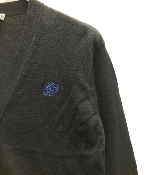 LOEWE（ロエベ）LOEWE (ロエベ) 薄手カーディガン ブラック サイズ:XSの古着・服飾アイテム