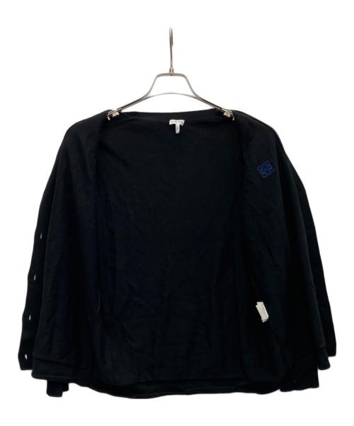 LOEWE（ロエベ）LOEWE (ロエベ) 薄手カーディガン ブラック サイズ:XSの古着・服飾アイテム