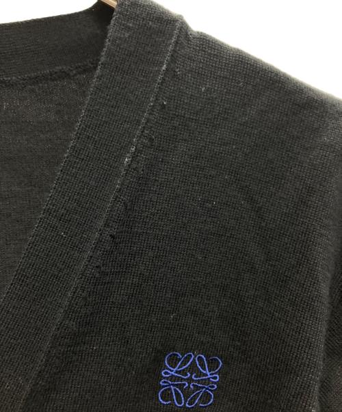 LOEWE（ロエベ）LOEWE (ロエベ) 薄手カーディガン ブラック サイズ:XSの古着・服飾アイテム
