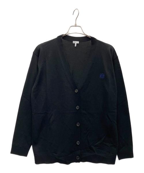 LOEWE（ロエベ）LOEWE (ロエベ) 薄手カーディガン ブラック サイズ:Lの古着・服飾アイテム