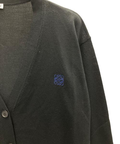 LOEWE（ロエベ）LOEWE (ロエベ) 薄手カーディガン ブラック サイズ:Lの古着・服飾アイテム
