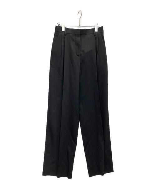 LOEWE（ロエベ）LOEWE (ロエベ) センタープレス ストレート パンツ ブラック サイズ:SIZE38の古着・服飾アイテム