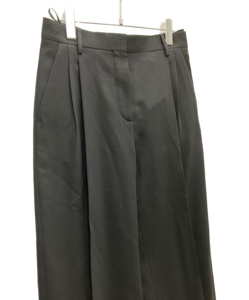 LOEWE（ロエベ）LOEWE (ロエベ) センタープレス ストレート パンツ ブラック サイズ:SIZE38の古着・服飾アイテム