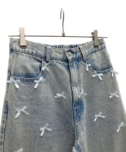 merry jenny（メリージェニー）merry jenny (メリージェニー) デニムパンツ インディゴ サイズ:SIZEFREEの古着・服飾アイテム