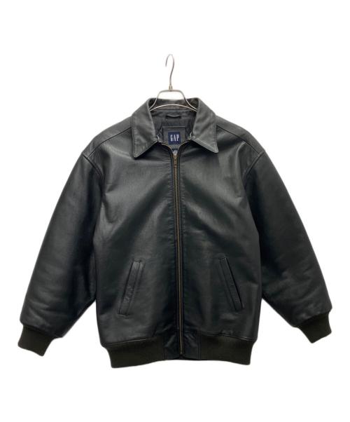 GAP（ギャップ）GAP (ギャップ) レザージャケット ブラック サイズ:XXLの古着・服飾アイテム