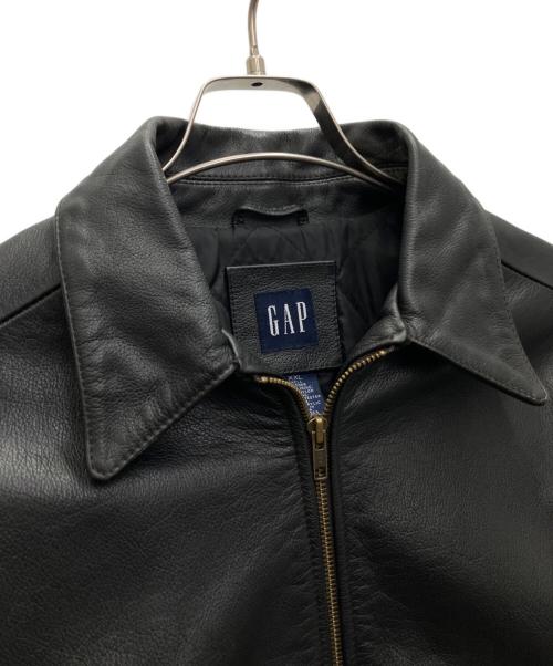 GAP（ギャップ）GAP (ギャップ) レザージャケット ブラック サイズ:XXLの古着・服飾アイテム
