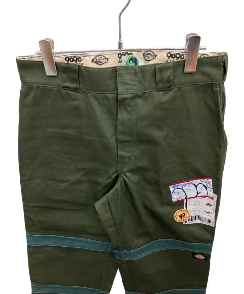 9090（9090）9090 (9090) Dickies (ディッキーズ) ワークパンツ グリーン サイズ:Mの古着・服飾アイテム