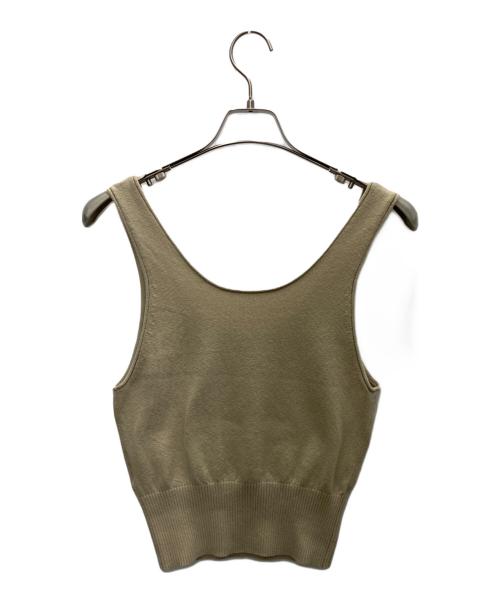 ETRE TOKYO（エトレトウキョウ）ETRE TOKYO (エトレトウキョウ) 薄手ニット ベージュ サイズ:SIZEFREEの古着・服飾アイテム