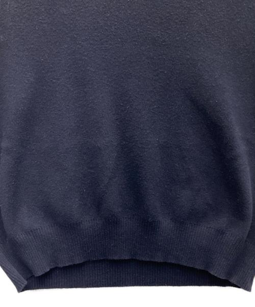 ETRE TOKYO（エトレトウキョウ）ETRE TOKYO (エトレトウキョウ) コットンシルクスリーブレスニットプルオーバー ネイビー サイズ:SIZEFREEの古着・服飾アイテム