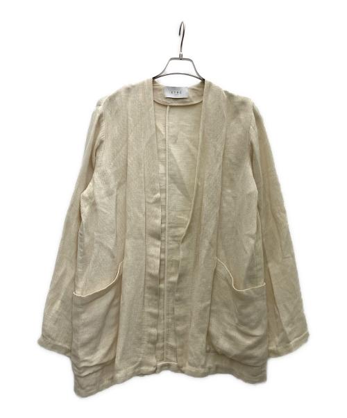 ETRE TOKYO（エトレトウキョウ）ETRE TOKYO (エトレトウキョウ) 薄手カーディガン アイボリー サイズ:Mの古着・服飾アイテム