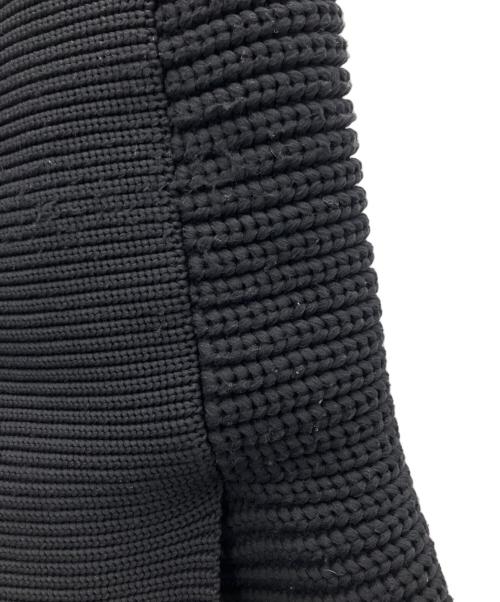 sacai（サカイ）sacai (サカイ) ニットスカート ブラック サイズ:SIZE2の古着・服飾アイテム
