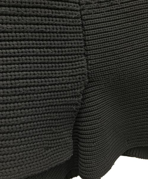 sacai（サカイ）sacai (サカイ) ニットスカート ブラック サイズ:SIZE2の古着・服飾アイテム