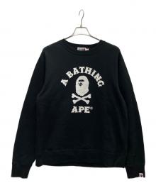 A BATHING APE（アベイシングエイプ）の古着「裏起毛スウェット」｜ブラック