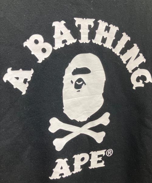 A BATHING APE（アベイシングエイプ）A BATHING APE (アベイシングエイプ) 裏起毛スウェット ブラック サイズ:XLの古着・服飾アイテム