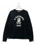 A BATHING APE（アベイシングエイプ）の古着「裏起毛スウェット」｜ブラック