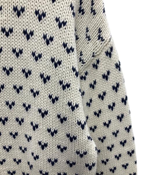 Eddie Bauer（エディーバウアー）Eddie Bauer (エディーバウアー) 厚手ニット アイボリー サイズ:Sの古着・服飾アイテム