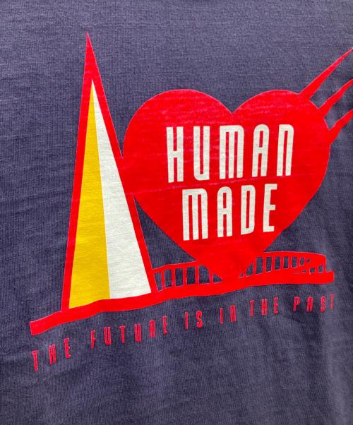 HUMAN MADE（ヒューマンメイド）HUMAN MADE (ヒューマンメイド) 半袖カットソー バイオレット サイズ:Lの古着・服飾アイテム