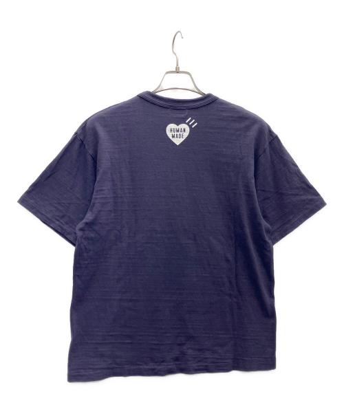 HUMAN MADE（ヒューマンメイド）HUMAN MADE (ヒューマンメイド) 半袖カットソー バイオレット サイズ:Lの古着・服飾アイテム