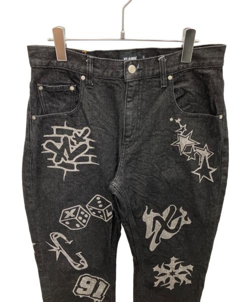 X-LARGE（エクストララージ）X-LARGE (エクストララージ) デニムパンツ ブラック サイズ:W32の古着・服飾アイテム