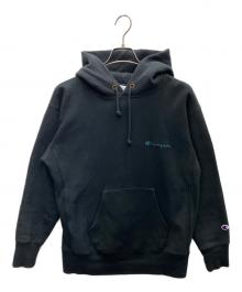 Champion REVERSE WEAVE（チャンピオン リバース ウィーブ）の古着「プルオーバーパーカー」｜ブラック