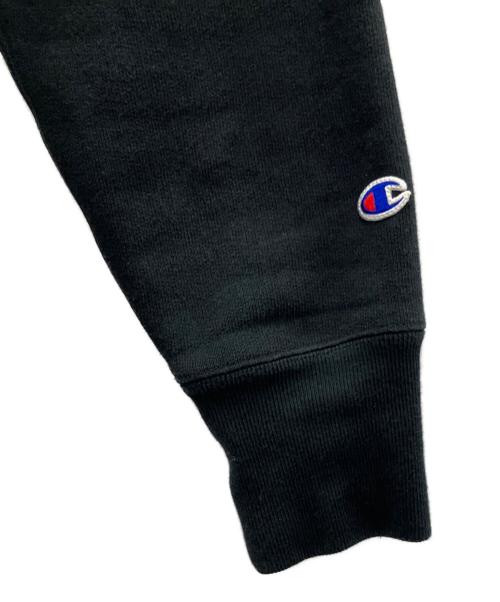 Champion REVERSE WEAVE（チャンピオン リバース ウィーブ）Champion REVERSE WEAVE (チャンピオン リバース ウィーブ) プルオーバーパーカー ブラック サイズ:Lの古着・服飾アイテム