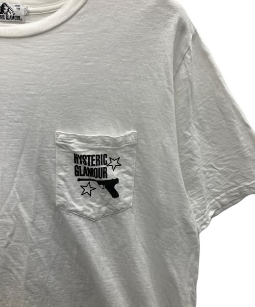 Hysteric Glamour（ヒステリックグラマー）Hysteric Glamour (ヒステリックグラマー) 半袖カットソー ホワイト サイズ:Lの古着・服飾アイテム