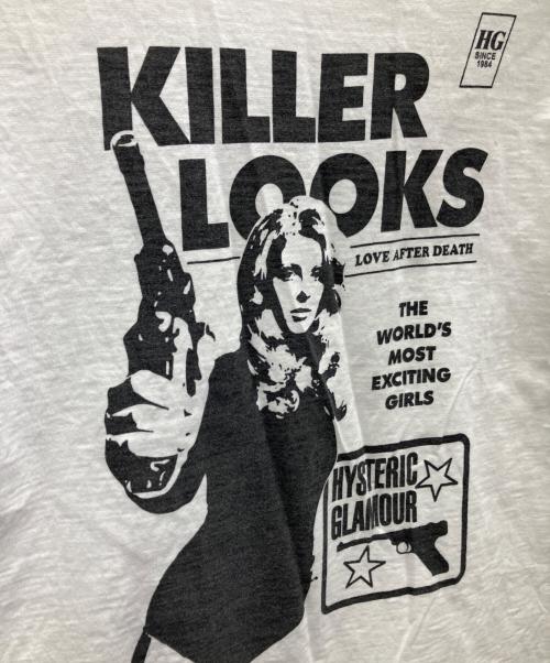 Hysteric Glamour（ヒステリックグラマー）Hysteric Glamour (ヒステリックグラマー) 半袖カットソー ホワイト サイズ:Lの古着・服飾アイテム