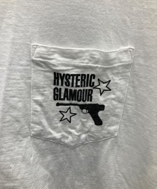 Hysteric Glamour（ヒステリックグラマー）Hysteric Glamour (ヒステリックグラマー) 半袖カットソー ホワイト サイズ:Lの古着・服飾アイテム