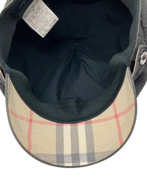 BURBERRY LONDON（バーバリーロンドン）BURBERRY LONDON (バーバリーロンドン) キャスケット ブラックの古着・服飾アイテム
