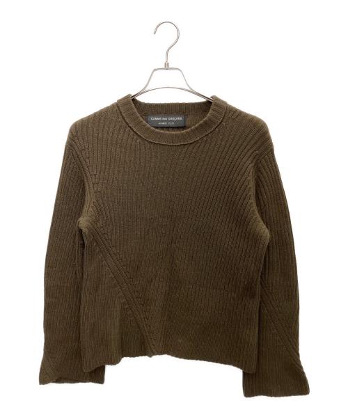 COMME des GARCONS HOMME PLUS（コムデギャルソンオムプリュス）COMME des GARCONS HOMME PLUS (コムデギャルソンオムプリュス) 厚手ニット ブラウン サイズ:-の古着・服飾アイテム