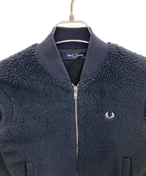 FRED PERRY（フレッドペリー）FRED PERRY (フレッドペリー) フリースジャケット ブラック サイズ:UK 10の古着・服飾アイテム
