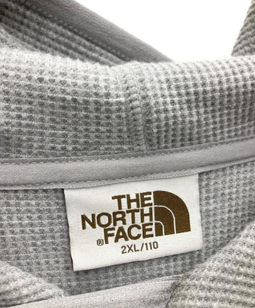 THE NORTH FACE（ザ ノース フェイス）THE NORTH FACE (ザ ノース フェイス) ワッフルフーディプルオーバー グレー サイズ:2XLの古着・服飾アイテム