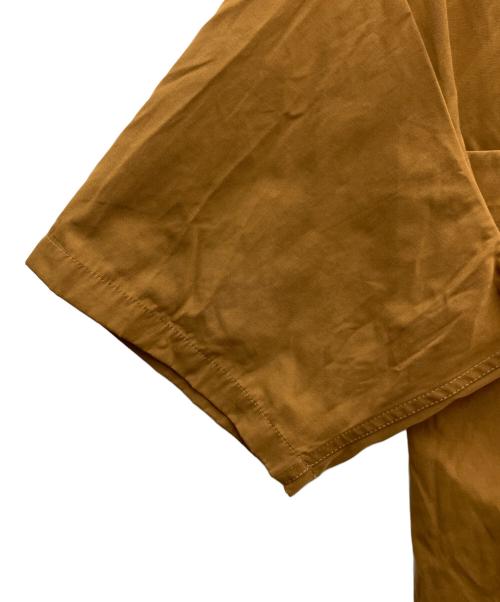 Schott（ショット）Schott (ショット) 半袖シャツ ブラウン サイズ:Lの古着・服飾アイテム