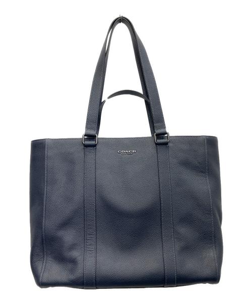 COACH（コーチ）COACH (コーチ) ダブルハンドル トート ネイビーの古着・服飾アイテム