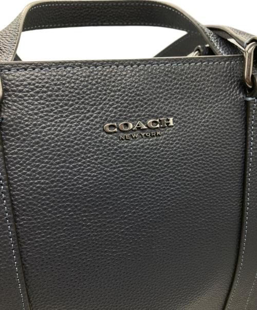 COACH（コーチ）COACH (コーチ) ダブルハンドル トート ネイビーの古着・服飾アイテム