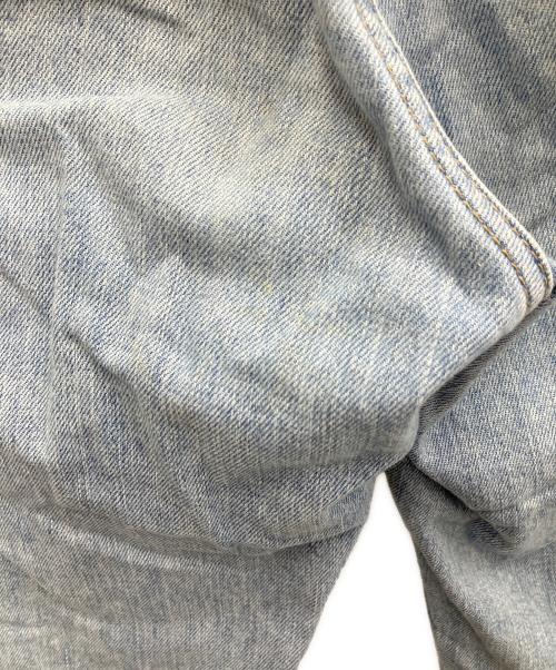 anuans（アニュアンス）anuans (アニュアンス) セミフレアカットオフデニムパンツ インディゴ サイズ:1の古着・服飾アイテム