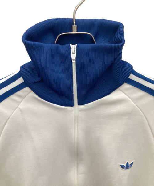 adidas（アディダス）adidas (アディダス) トラックジャケット ブルー×ホワイト サイズ:5号の古着・服飾アイテム