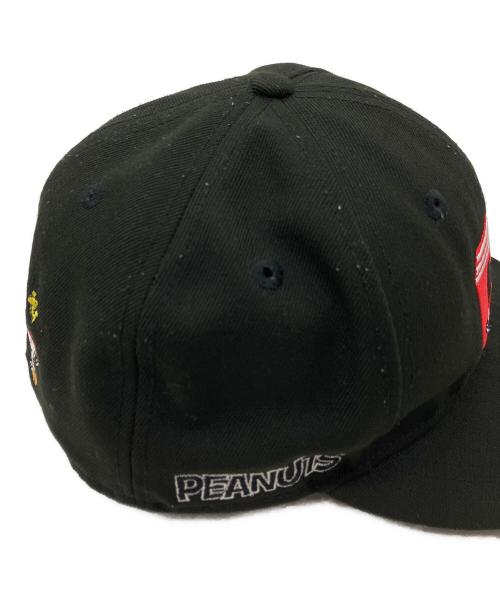 New Era（ニューエラ）New Era (ニューエラ) PEANUTS (ピーナッツ) キャップ ブラックの古着・服飾アイテム