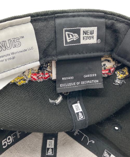 New Era（ニューエラ）New Era (ニューエラ) PEANUTS (ピーナッツ) キャップ ブラックの古着・服飾アイテム