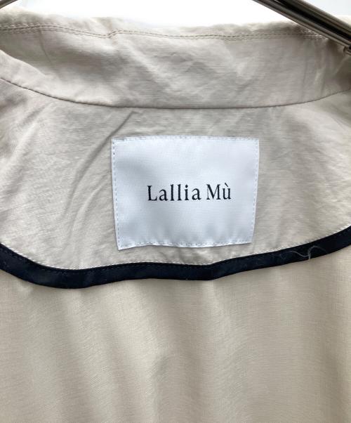 Lallia Mu（ラリア ムー）Lallia Mu (ラリア ムー) トレンチコート アイボリー サイズ:SIZE38 未使用品の古着・服飾アイテム